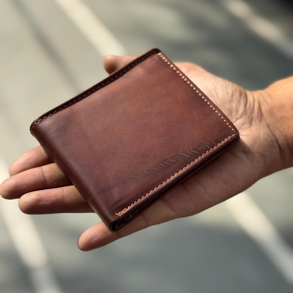 Hunter Leather Wallet with RFID Blocking